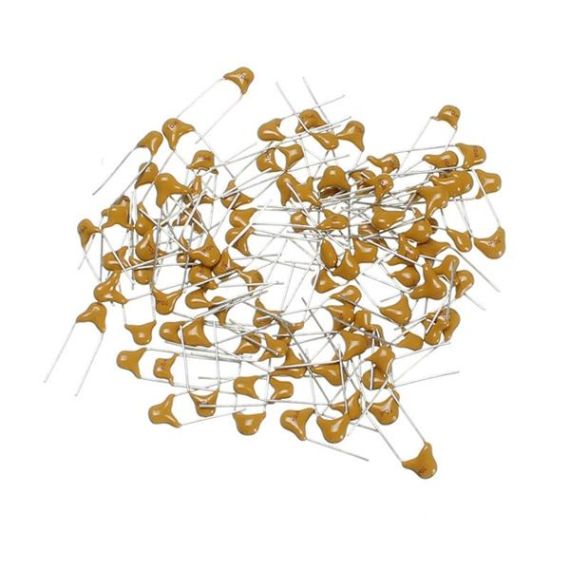 Condensatore ceramico 47nF - 50V radiale - confezione 50 pezzi Condensatore ceramico 47nF - 50V radiale - confezione 50 pezzi